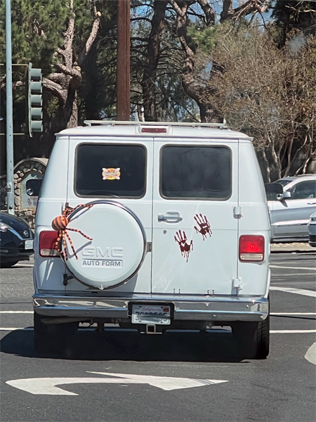 funky stuff on a van