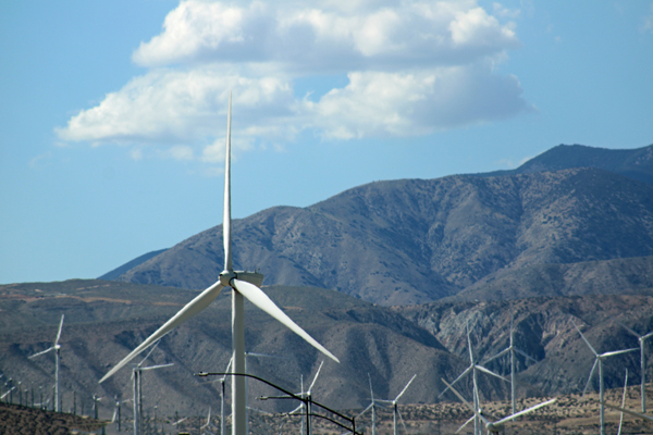 wind turbines in California