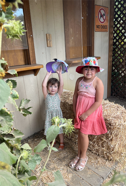 JJ and her cousin Emily