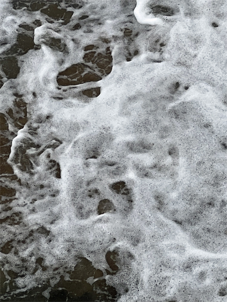 ocean waves by Balboa pier