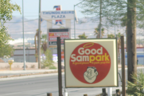 Good Sam Park sign