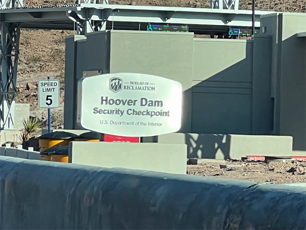 Hoover Dam Security Checkpoint