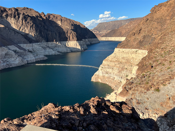 view from Hoover Dam