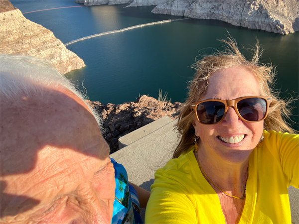 The two RV Gypsies at Hoover Dam