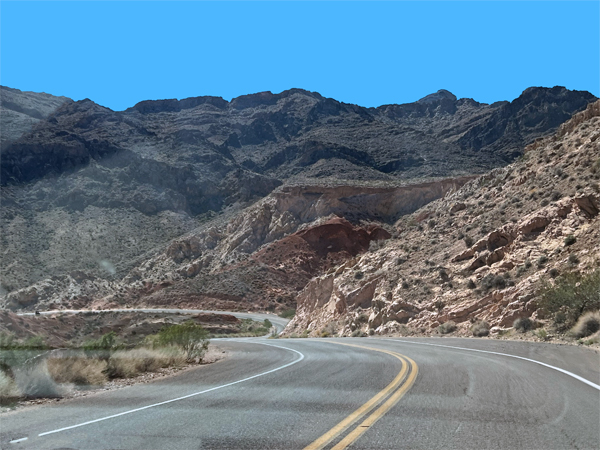 curvy mountain road