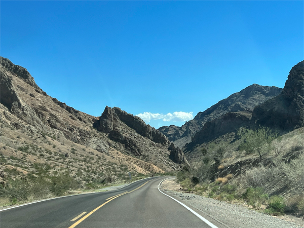 curvy mountain road