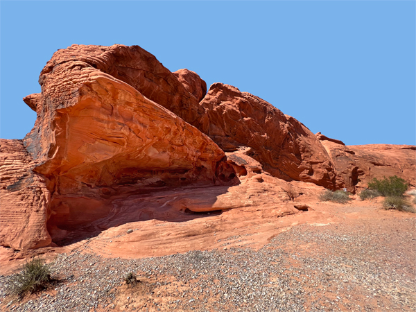 back side of The Natural Arch