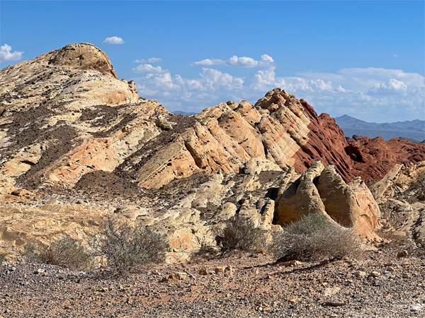 red rock near Fire Canyon