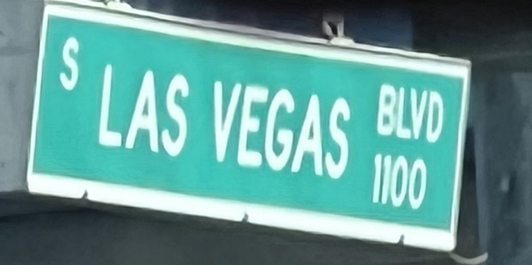 Las Vegas Blvd south sign