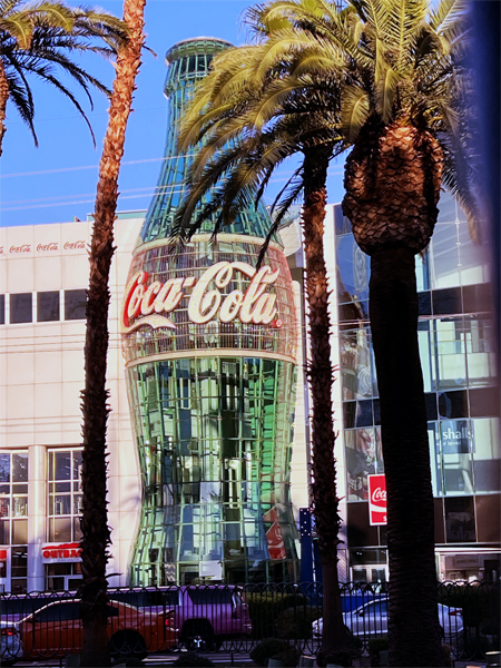 large Coca-Cola bottle