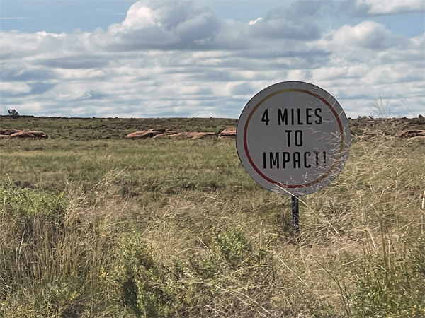 4 miles to impact