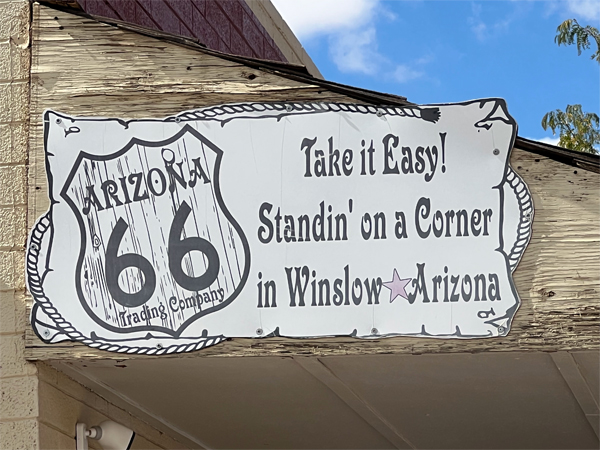 Take it easy standing on a corner