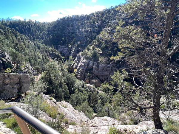 cliffs at Walnut Canyon National Monument