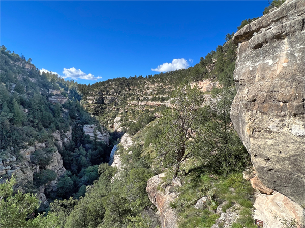 canyon and cliff homes