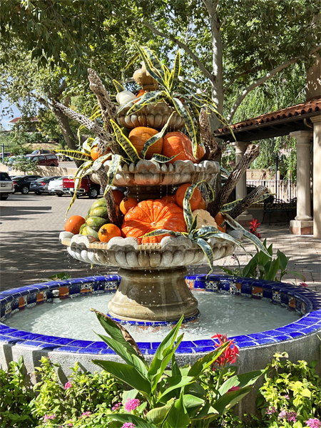Pumpkin Water Fountain