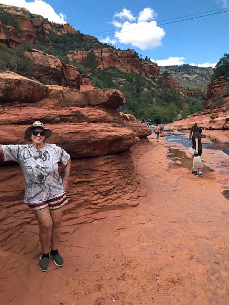 Karen Duquette at Slide Rock State Park