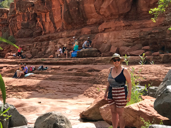 Karen Duquette at Slide Roack State Park