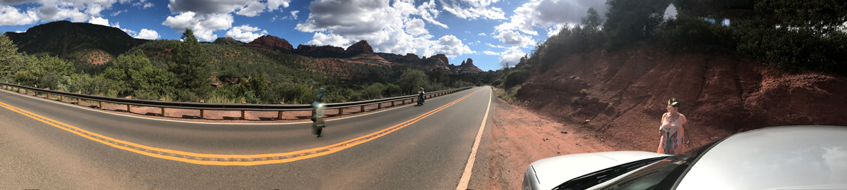 road leaving Slide Rock State Park