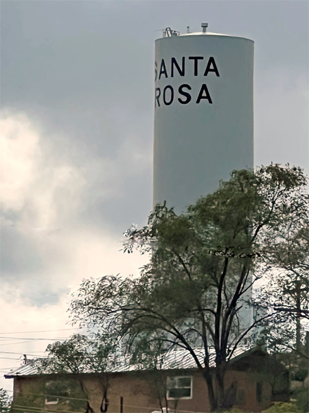 Santa Roasa water tower