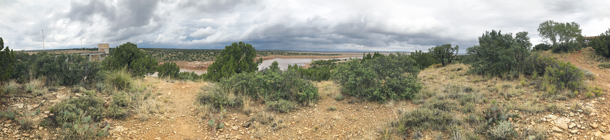 view from the viewing platform Santa Rosa Dam