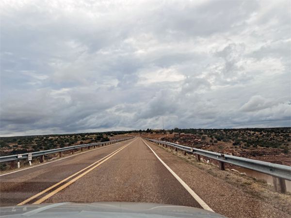 The two RV Gypsies drove over the dam