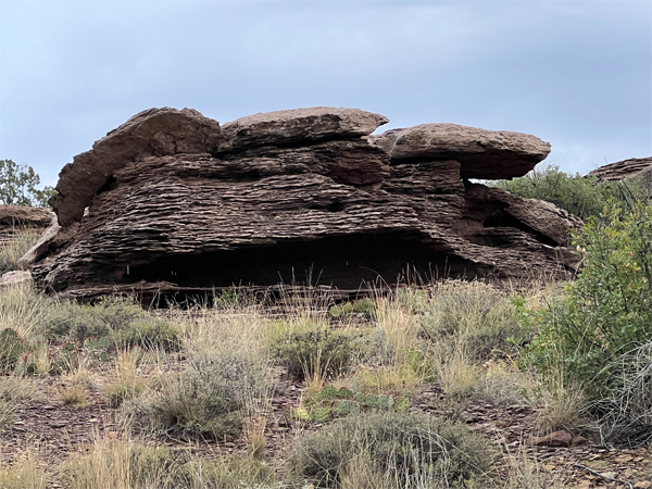 uniquely shaped giant rock