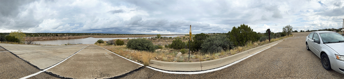 panorma of The road ends in Water