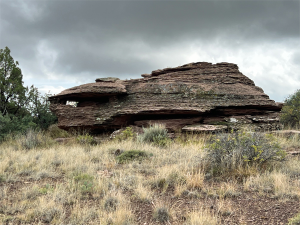 uniquely shaped giant rock