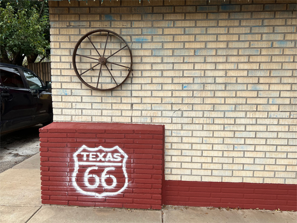 Texas logo and wheel