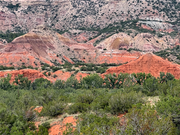 Palo Duro Canyon scenery 2022