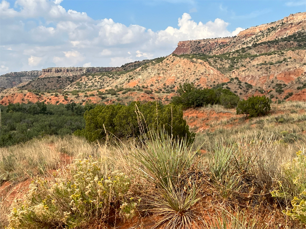 Palo Duro Canyon scenery 2022