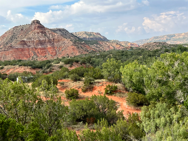 Palo Duro Canyon scenery 2022