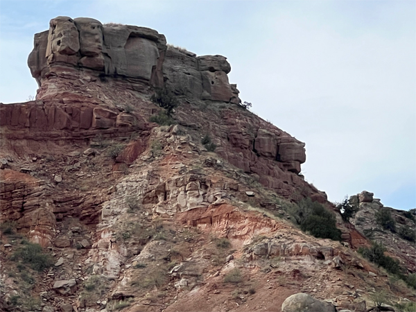 Palo Duro Canyon scenery 2022