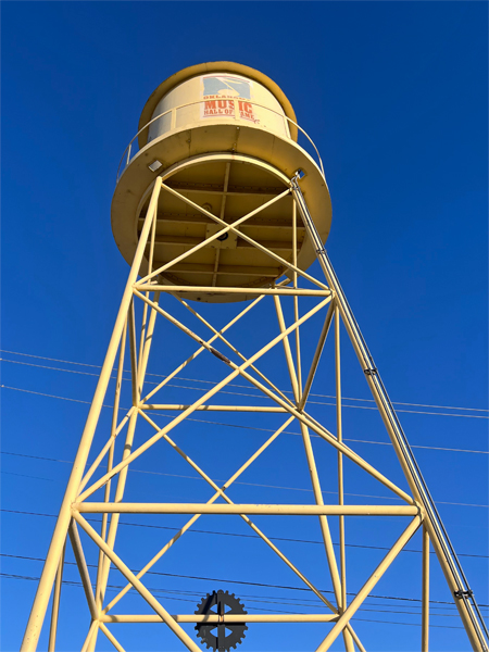 Oklahoma Music Hall of Fame Water Tower