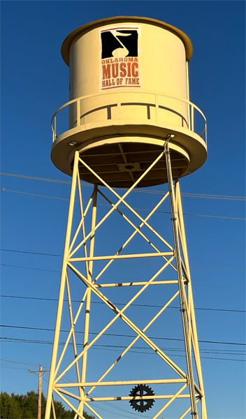 Oklahoma Music Hall of Fame Water Tower