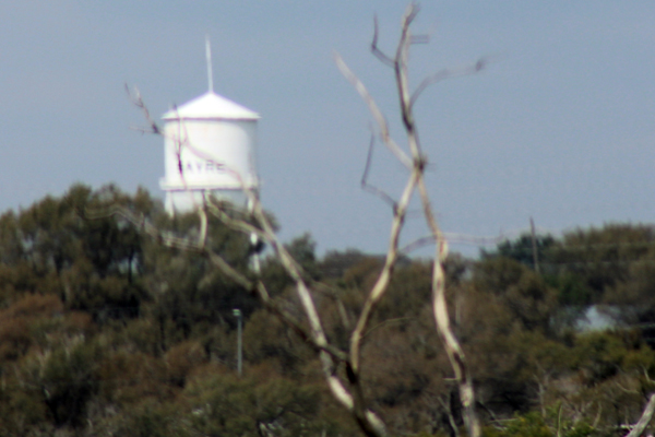 Water tower in Sayre, Oklahoma