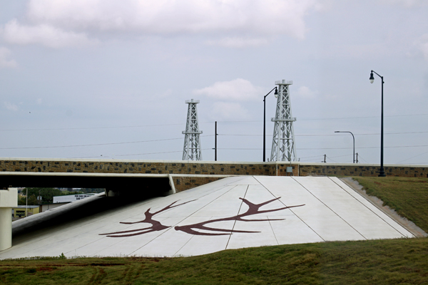 elk on the bridge