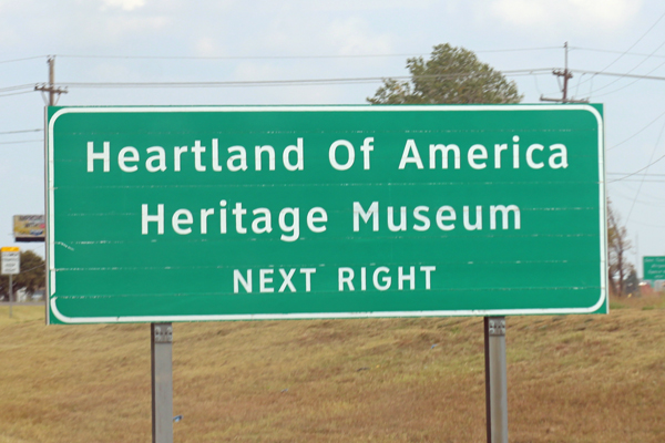 Heartland of America Heritage Museum sign