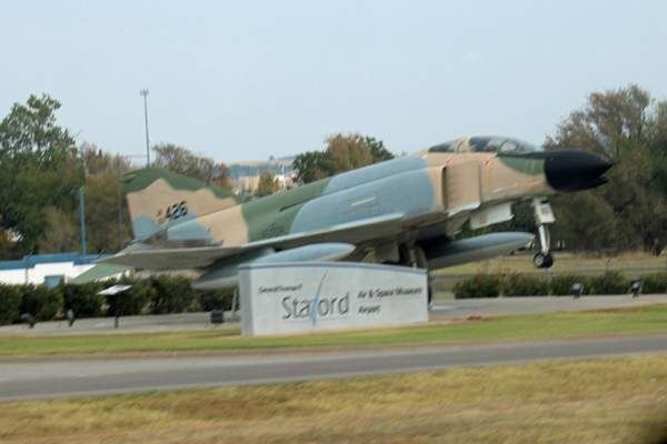 Stafford Air and Space Museum jet