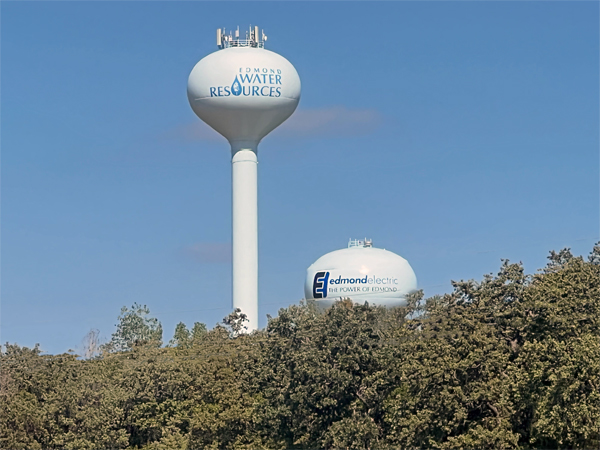 Edmond water towers
