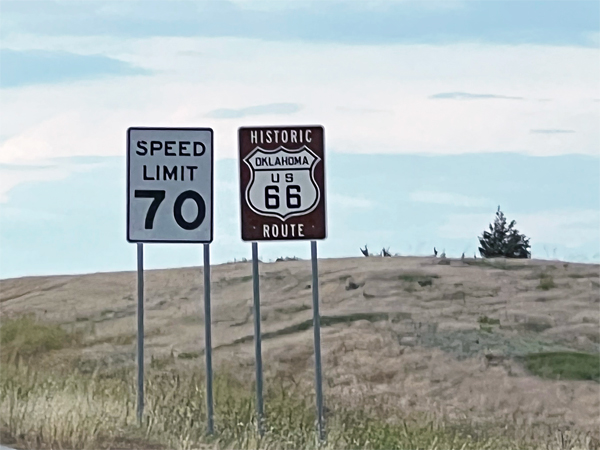 Oklahoma us 666 sign