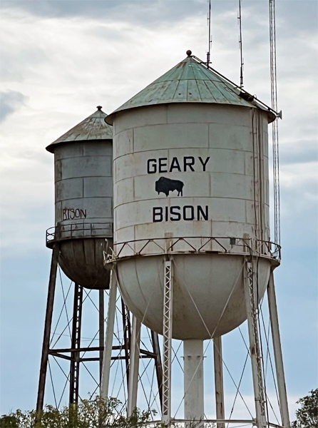 Geary water towers