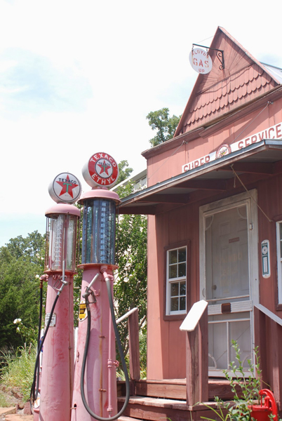 Texaco gas pumps