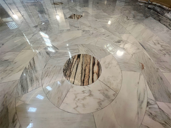 Marble floor