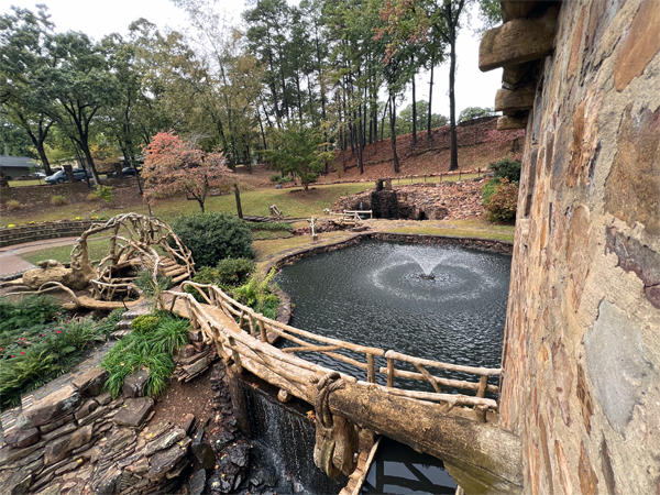 view from the grist mill