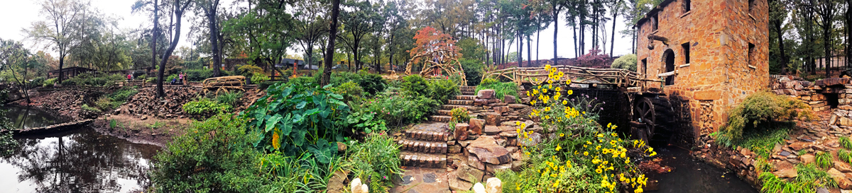 Panorama Grist mill and grrounds