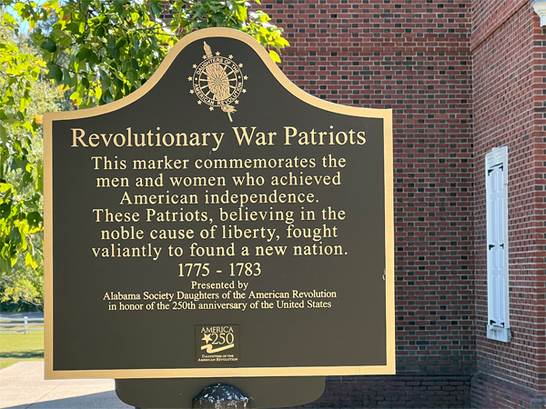 Revolutionary War Patriots sign