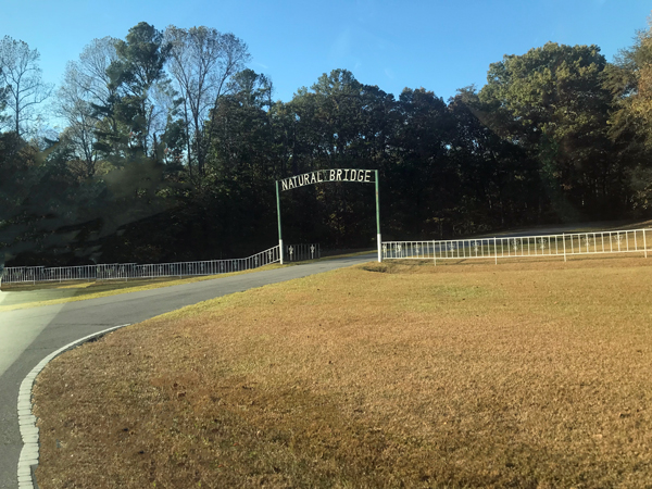 Natural Bridge entry