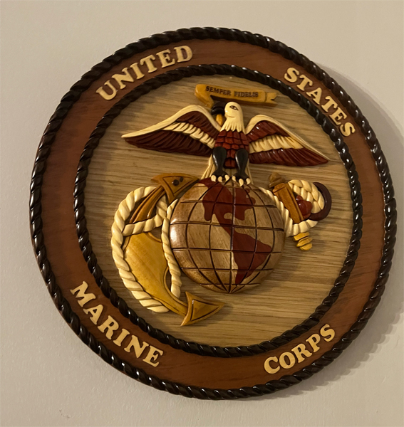 U.S. Marine Marine Corps plaque