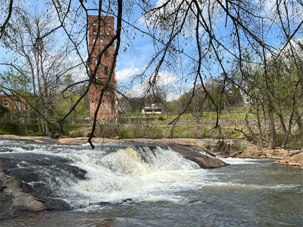 remains of the cotton mill